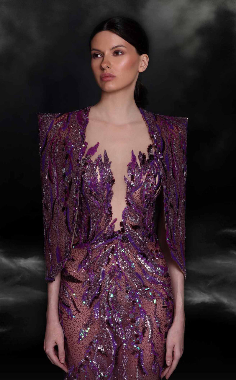 MNM Couture K4101 Purple