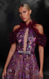 MNM Couture K4122 Purple