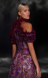 MNM Couture K4122 Purple