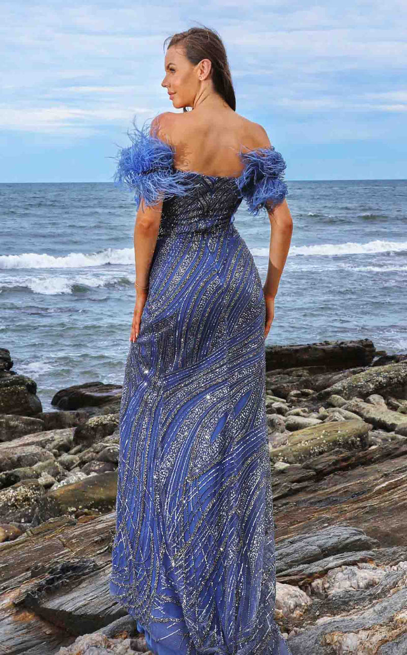 MNM Couture M1052 Blue