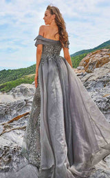MNM Couture M1054 Dark Grey