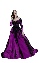 MNM Couture 2490 Light-Purple-Black
