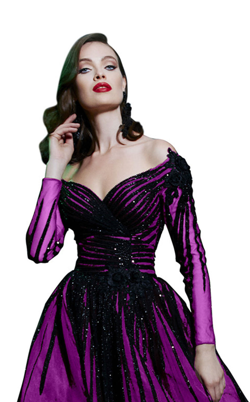 MNM Couture 2490 Light-Purple-Black