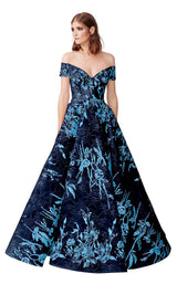 MNM Couture N0277 Light-Blue-Navy