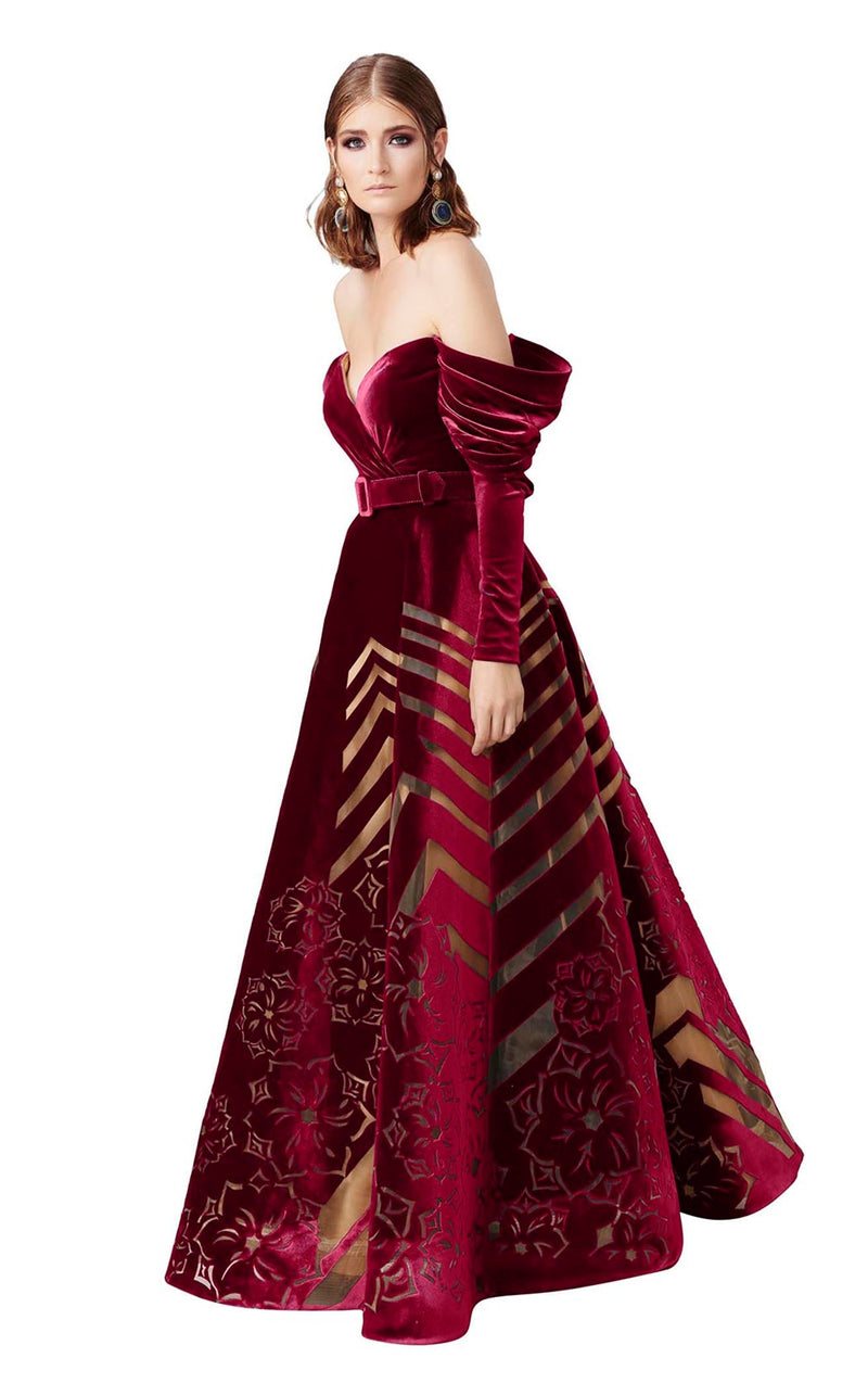 MNM Couture N0279 Burgundy