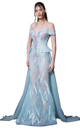 MNM Couture K3609 Blue