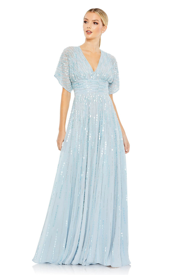 Mac Duggal 10807 Powder Blue