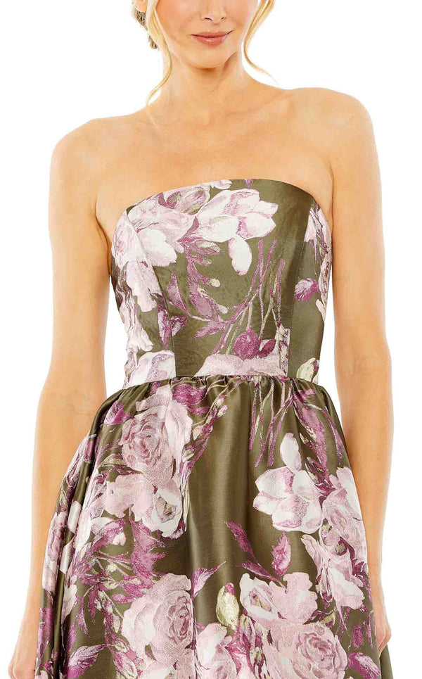 Mac Duggal 11605 Olive-Multi