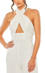 Mac Duggal 11666 White