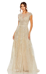 Mac Duggal 20524 Nude/Silver