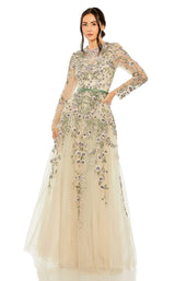 Mac Duggal 20580 Sage-Multi