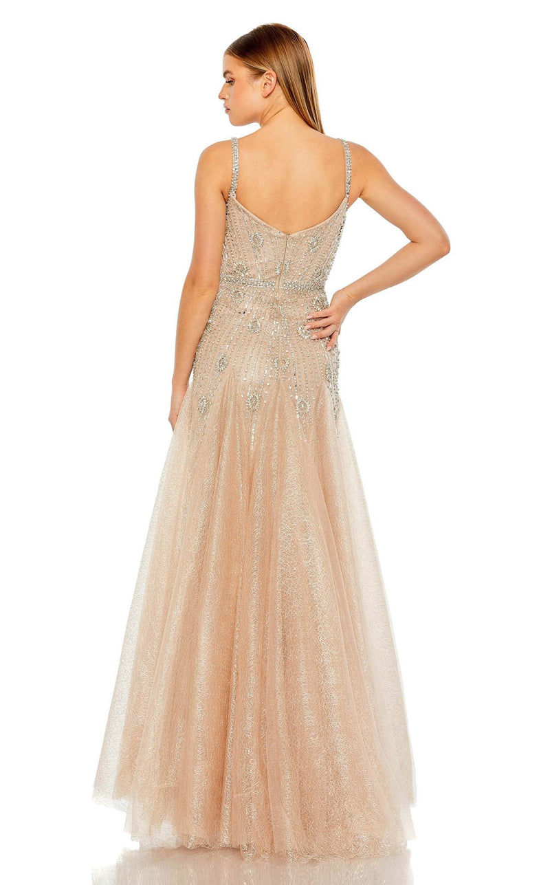 Mac Duggal 2236 Nude/Silver