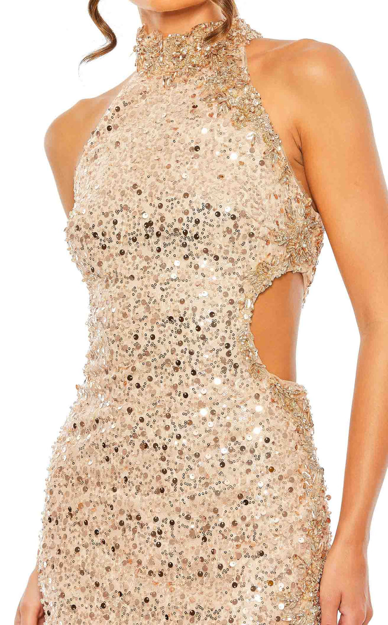Mac Duggal 49679 Rose Gold
