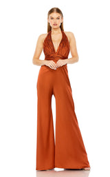 Mac Duggal 49810 Jumpsuit Rust
