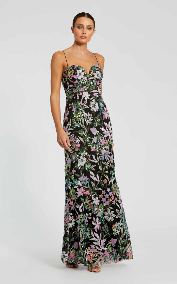 Mac Duggal 49827 Black-Multi