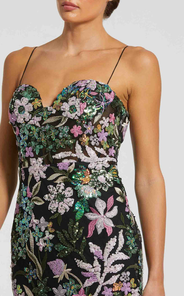 Mac Duggal 49827 Black-Multi