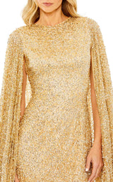 関税送料込【MAC DUGGAL】ロング ワンピース シフォン オレンジ Mac Duggal 5931 Dress | NewYorkDress.com