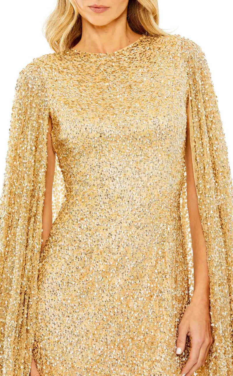 送料関税込■Mac Duggal■スパンコール■ワンスリーブドレス■ 送料関税込□Mac Duggal□スパンコール□ワンショルダードレス□