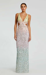 Mac Duggal 6049 Rainbow