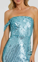 Mac Duggal 6072 Aqua