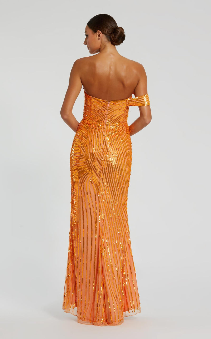 Mac Duggal 6072 Orange-Crush