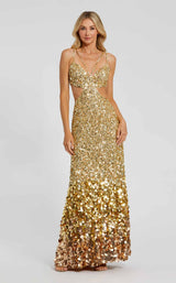 Mac Duggal 6077 Gold