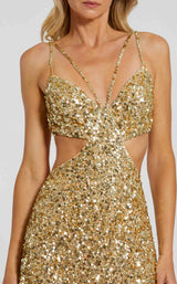 Mac Duggal 6077 Gold