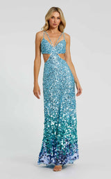 Mac Duggal 6077 Ice Blue