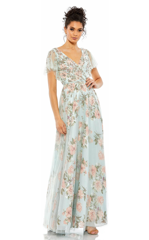 Mac Duggal 70125 Blue-Multi