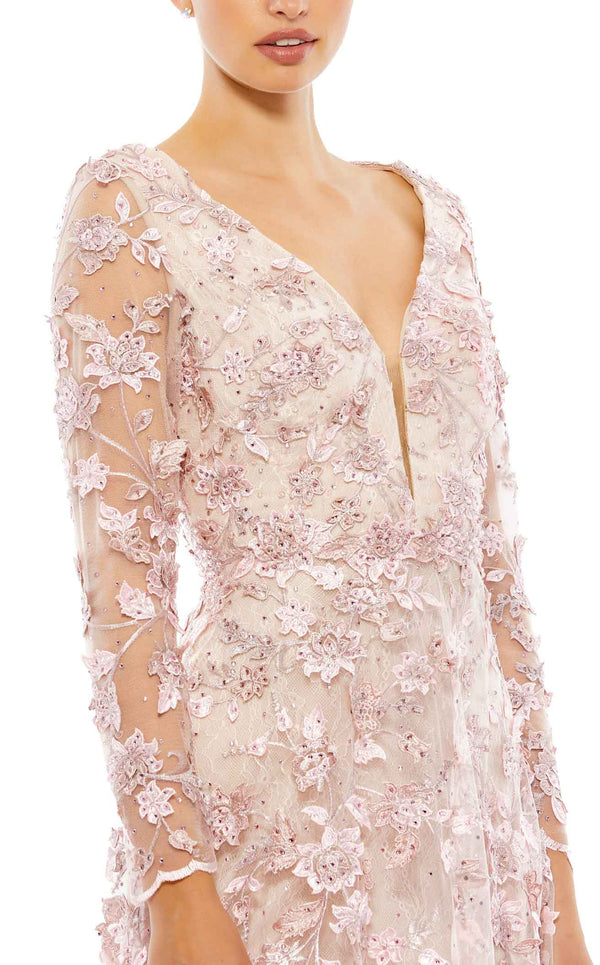 Mac Duggal 70224 Rose Pink