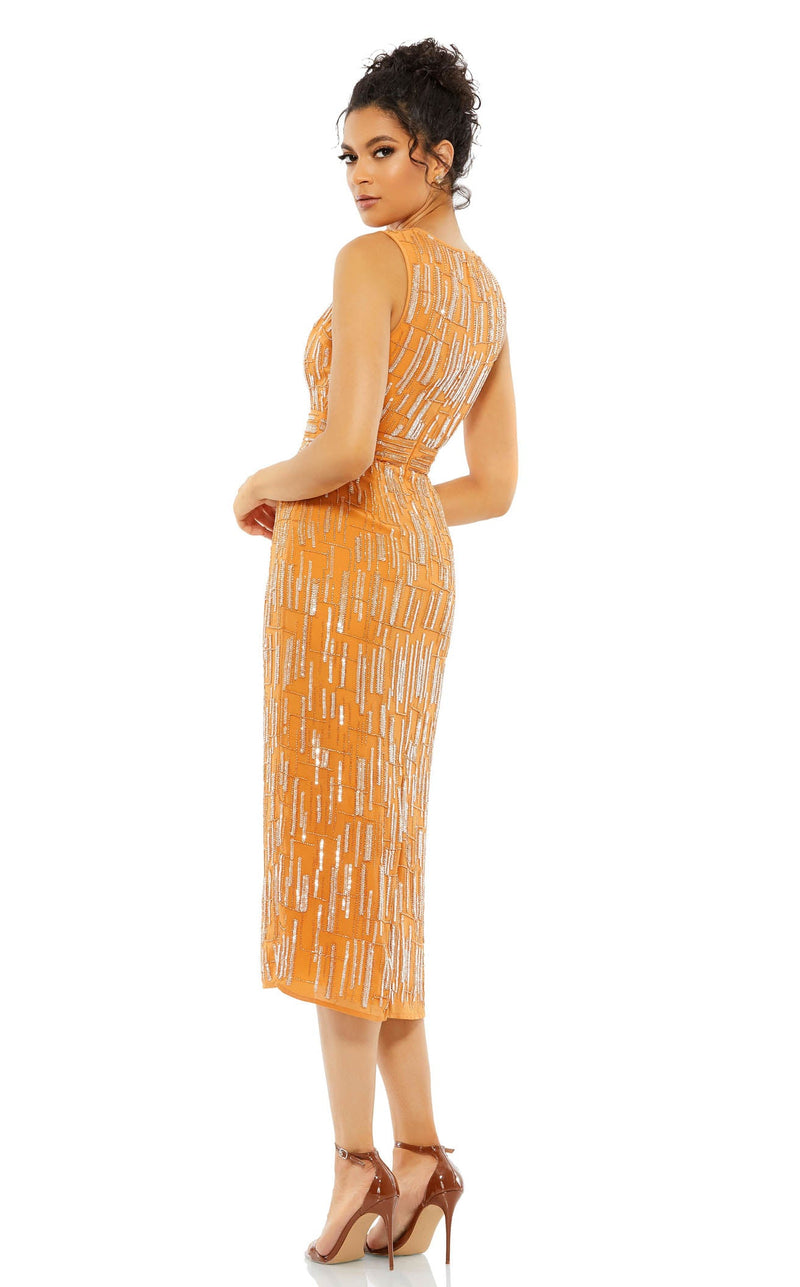 Mac Duggal 70264 Saffron Yellow