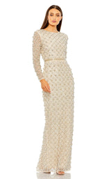 Mac Duggal 93827 Champagne