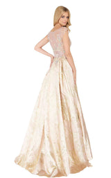 Mac Duggal 20086D Rose Gold