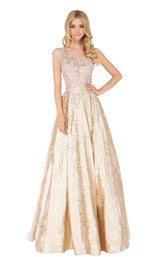 Mac Duggal 20086D Rose Gold