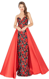 Mac Duggal 2037R Cha-Cha-Red