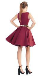 Mac Duggal 25607B Wine