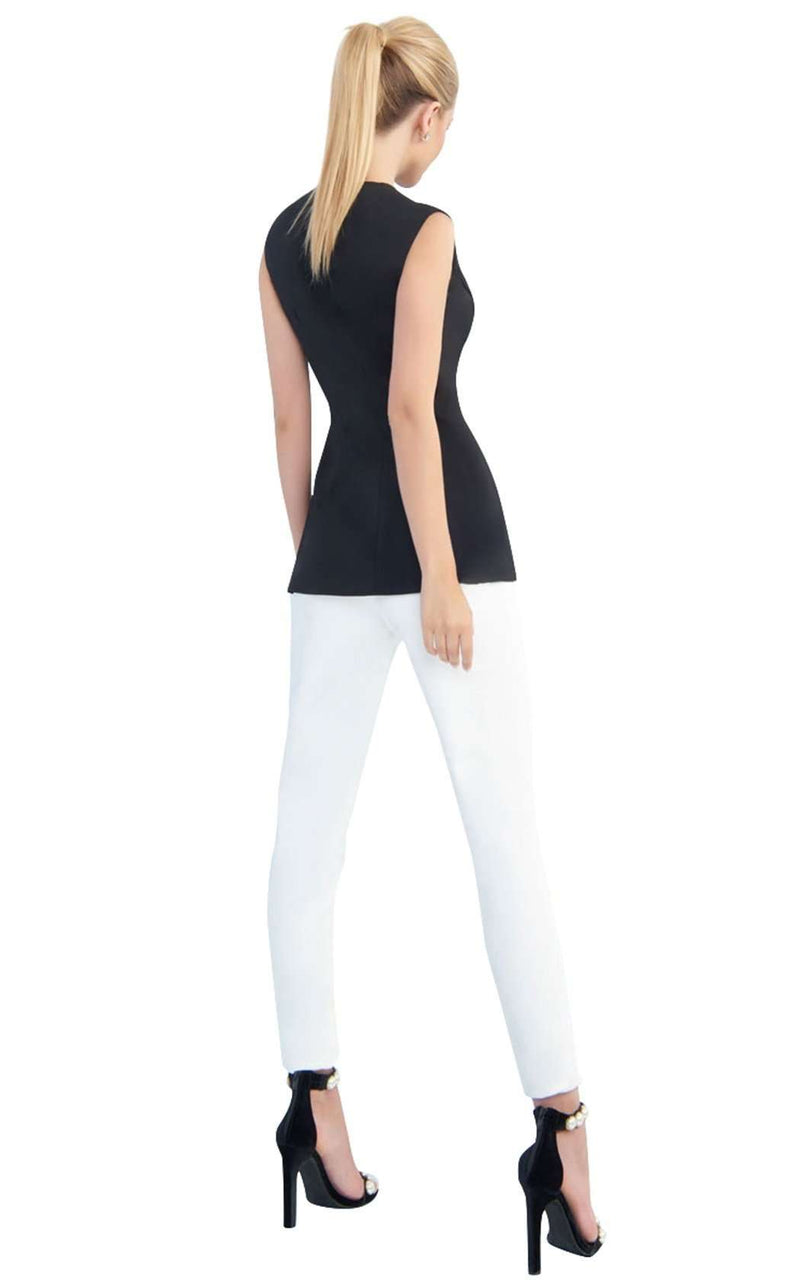 Mac Duggal 25696I Black-White