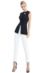 Mac Duggal 25696I Black-White