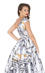 Mac Duggal 30371R Ivory Multi
