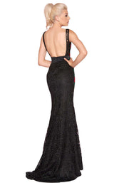 Mac Duggal 40530L Black/Red