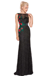 Mac Duggal 40530L Black/Red