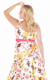 Mac Duggal Fabulouss 40822F Blush-Floral