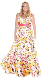 Mac Duggal Fabulouss 40822F Blush-Floral