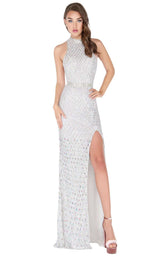 Mac Duggal 4556A Silver
