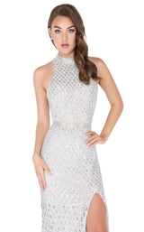 Mac Duggal 4556A Silver