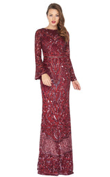 Mac Duggal 4576R Burgundy