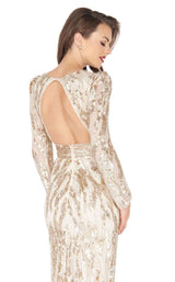 Mac Duggal 4635R Gold