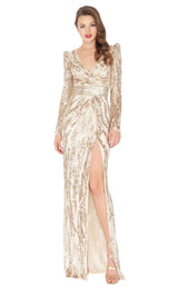 Mac Duggal 4635R Gold