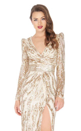 Mac Duggal 4635R Gold