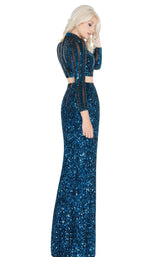 Mac Duggal 4650A Black/Teal